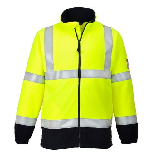 Chaqueta polar de alta visibilidad ignfuga y antiesttica (ATEX)