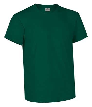 Camiseta infantil manga corta 160 grs. 100% algodn. Verde Botella Talla 1