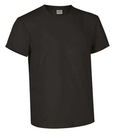 Camiseta infantil manga corta 160 grs. 100% algodn. Negro Talla 1