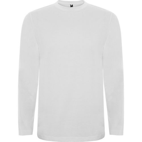 Camiseta unisex de manga larga Mod. EXTREME (01) Blanco Talla S
