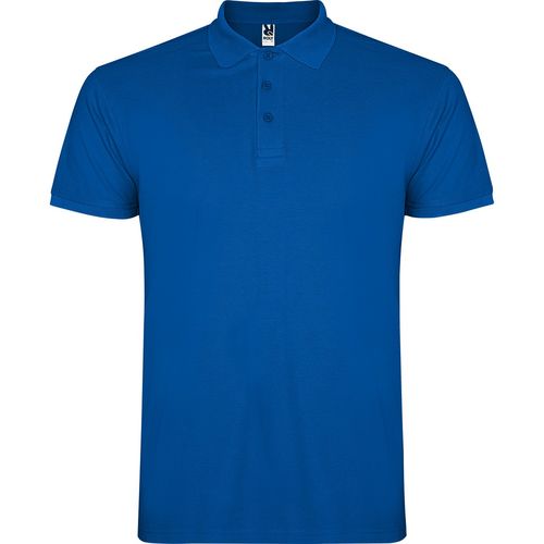 Polo de hombre de manga corta Mod. STAR Azul Royal Talla S