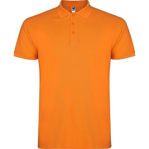 Polo de hombre de manga corta Mod. STAR (31) Naranja  Talla M