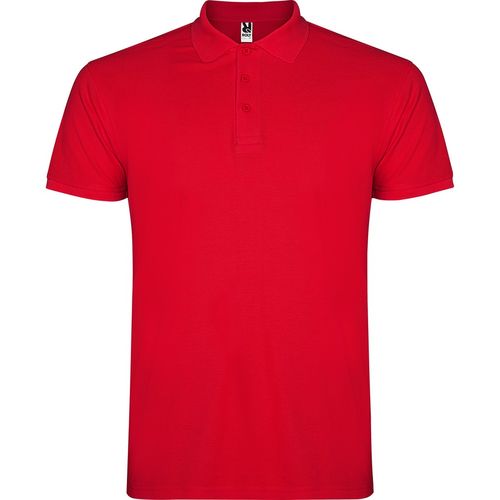 Polo de hombre de manga corta Mod. STAR (60) Rojo  Talla XL