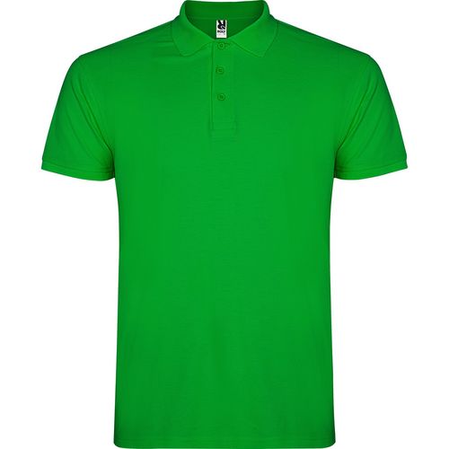 Polo de hombre de manga corta Mod. STAR (83) Verde Grass Talla M