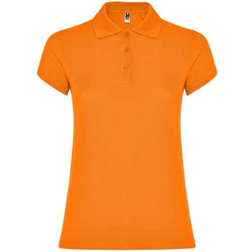 Polo de manga corta de mujer Mod. STAR WOMAN (31) Naranja  Talla S