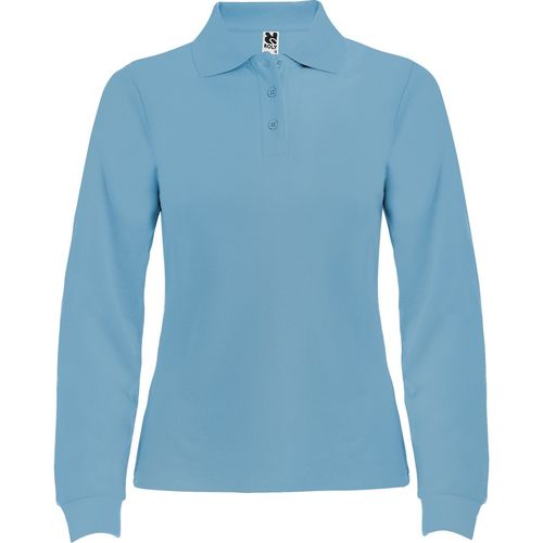 	Polo de manga larga de mujer Mod. ESTRELLA W (10) Celeste Talla L