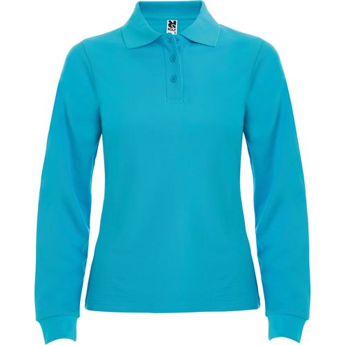 	Polo de manga larga de mujer Mod. ESTRELLA W (12) Turquesa Talla S