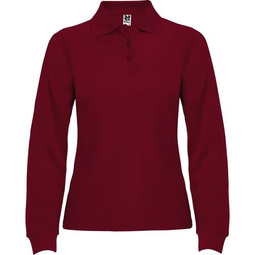 	Polo de manga larga de mujer Mod. ESTRELLA W (57) Granate  Talla L