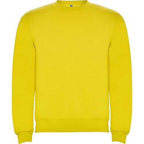 Sudadera con cuello redondo Mod. CLÁSICA (03) Amarillo  Talla S