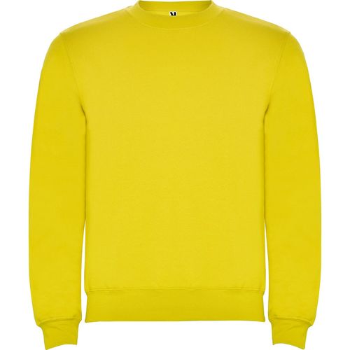 Sudadera con cuello redondo Mod. CLSICA (03) Amarillo  Talla S