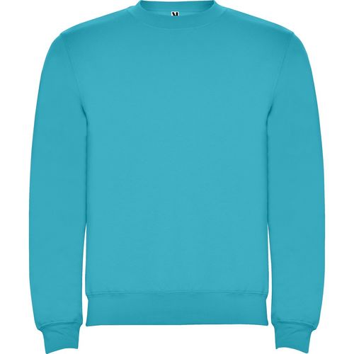 Sudadera con cuello redondo Mod. CLÁSICA (12) Turquesa Talla M