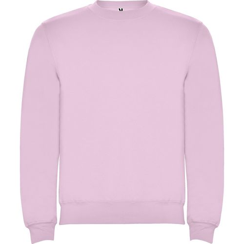 Sudadera con cuello redondo Mod. CLÁSICA (48) Rosa Claro Talla M