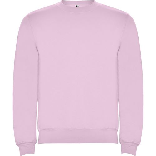 Sudadera con cuello redondo Mod. CLSICA (48) Rosa Claro Talla M