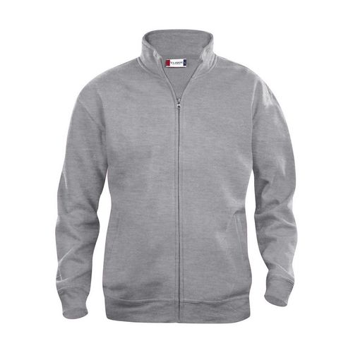 Sudadera con cremallera Mod. BASIC CARDIGAN Gris jaspeado (95) Talla S
