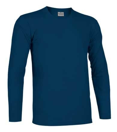 Camiseta manga larga 160 grs. 100% algodn. Azul Marino Talla S