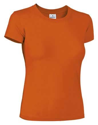 Camiseta chica elastica 190 grs. Naranja Talla XS