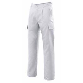 Pantaln multibolsillos bsico BLANCO