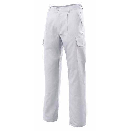 31601. Pantalón multibolsillos básico Blanco (7) Talla 38