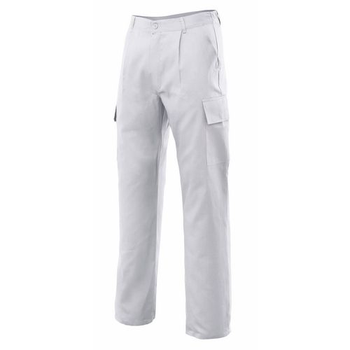 31601. Pantaln multibolsillos bsico Blanco (7) Talla 38