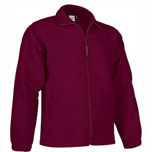 Chaqueta polar con cremallera 300 grs. Granate Talla XXL