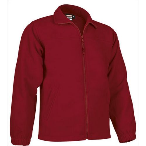 Chaqueta polar con cremallera 300 grs. Rojo Talla M