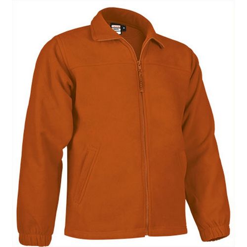 Chaqueta polar con cremallera 300 grs. Naranja Talla M