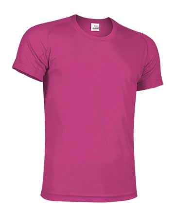 Camiseta tcnica infantil manga corta 150 grs. Magenta Talla 4/5