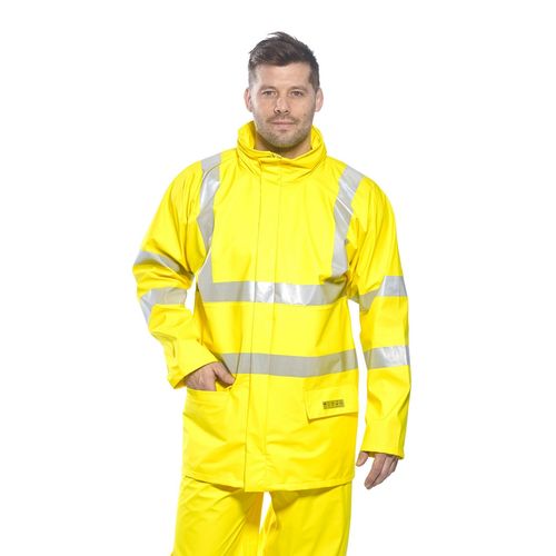 Chubasquero de alta visibilidad Mod. SEALTEX FLAME Amarillo Fluor Talla XXL