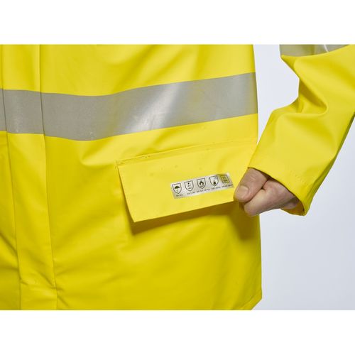 Chubasquero de alta visibilidad Mod. SEALTEX FLAME Amarillo Fluor Talla XXL