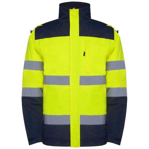 Cazadora de alta visibilidad Mod. EPSYLON Azul Marino / Amarillo Fluor (1/20) Talla M