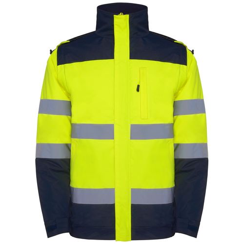 Cazadora de alta visibilidad Mod. EPSYLON Azul Marino / Amarillo Fluor (1/20) Talla 3XL