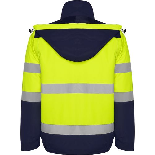 Cazadora de alta visibilidad Mod. EPSYLON Azul Marino / Amarillo Fluor (1/20) Talla 3XL