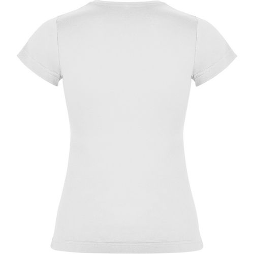 Camiseta de manga corta de mujer Mod. JAMAICA (01) Blanco Talla S