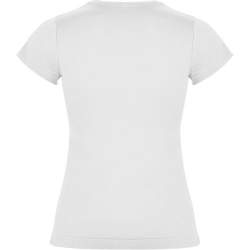 Camiseta de manga corta de mujer Mod. JAMAICA (01) Blanco Talla M