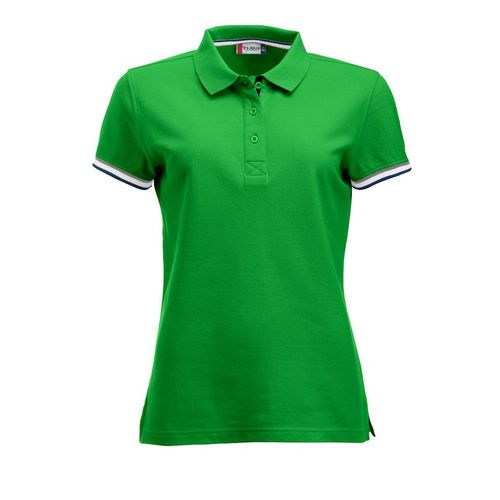 Polo de manga corta Mod. NEWTON LADIES Verde manzana (605) Talla M