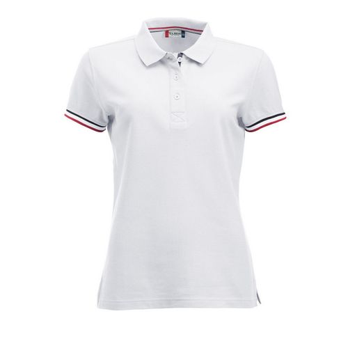 Polo de manga corta Mod. NEWTON LADIES Blanco (00) Talla S