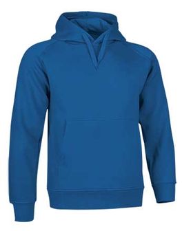 Sudadera infantil con capucha 50% alg. / 50% pol. 320 grs. Verde Manzana Talla 4/5