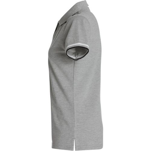 Polo de manga corta Mod. NEWTON LADIES Gris jaspeado (95) Talla S