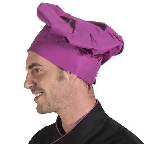 Gorro de cocina Mod. GRAN CHEF con cierre de velcro (119) Malva Talla nica