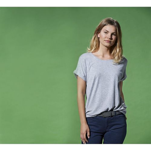 Camiseta de chica Mod. KATY Gris jaspeado (95) Talla XL