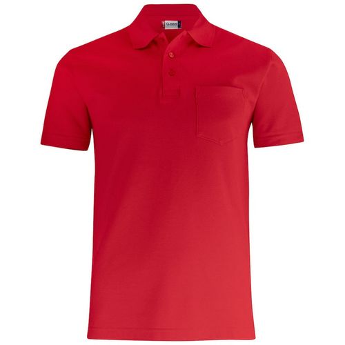 Polo con bolsillo Mod. BASIC POCKET ROJO