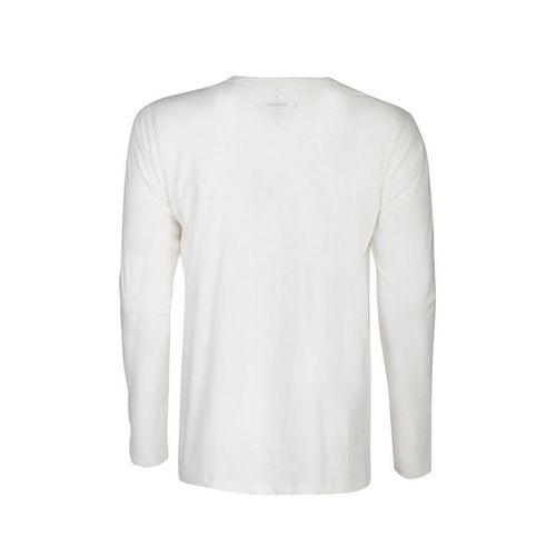 Camiseta de manga larga de caballero Mod. STONETTON (100) Blanco Talla S