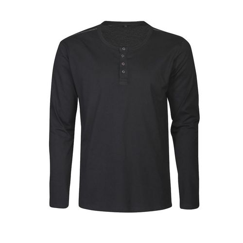 Camiseta de manga larga de caballero Mod. STO (900) Negro Talla M