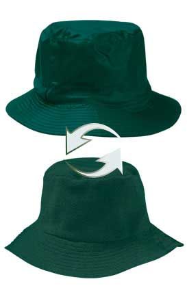 Gorro de agua reversible. Verde Botella Talla nica