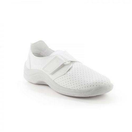 Zapato Mycodeor Velcro de descanso y antideslizante Blanco Talla 38