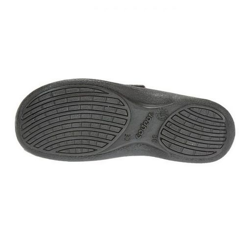 Zapato Mycodeor Velcro de descanso y antideslizante Negro Talla 44