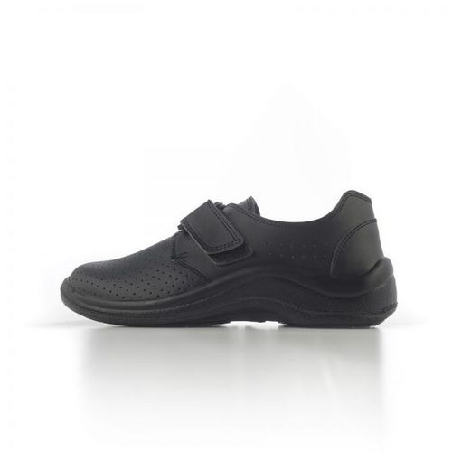 Zapato Mycodeor Velcro de descanso y antideslizante Negro Talla 46