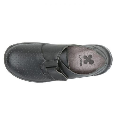 Zapato Mycodeor Velcro de descanso y antideslizante Negro Talla 46