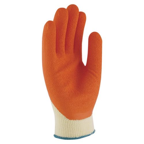 Guante SUPERGRIP de ltex natural Naranja (16) Talla 9