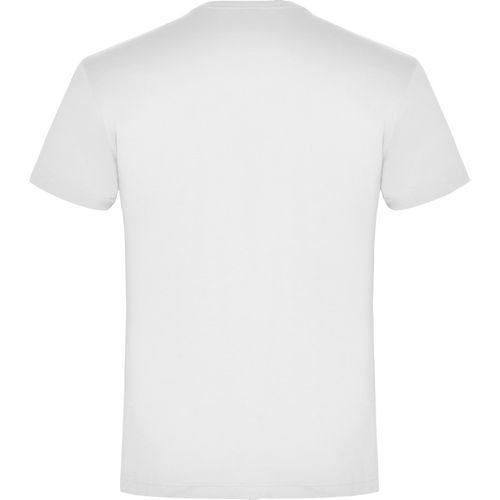 Camiseta de manga corta con bolsillo Mod. TECKEL (01) Blanco Talla S